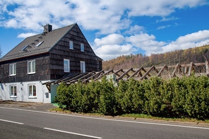 Horská chata Krušné hory - Bouřňák - nádrž Fláje