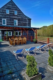 Horská chata Krušné hory - Bouřňák - nádrž Fláje