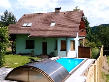 Chalupa Beskydy - bazn a sauna - tramberk