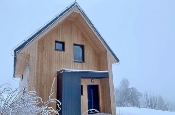 Krunohorsk chata se saunou - samota u lesa