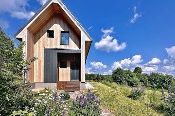 Krunohorsk chata se saunou - samota u lesa