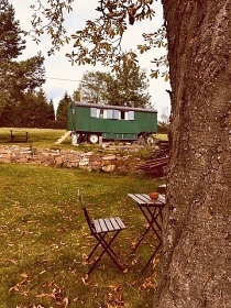 Glamping umava - Maringotka sauna a jezrko