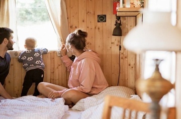 Glamping umava - Maringotka sauna a jezrko
