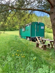 Glamping umava - Maringotka sauna a jezrko
