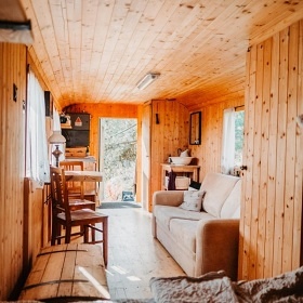 Glamping umava - Maringotka sauna a jezrko