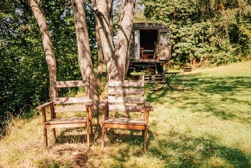 Glamping umava - Maringotka sauna a jezrko