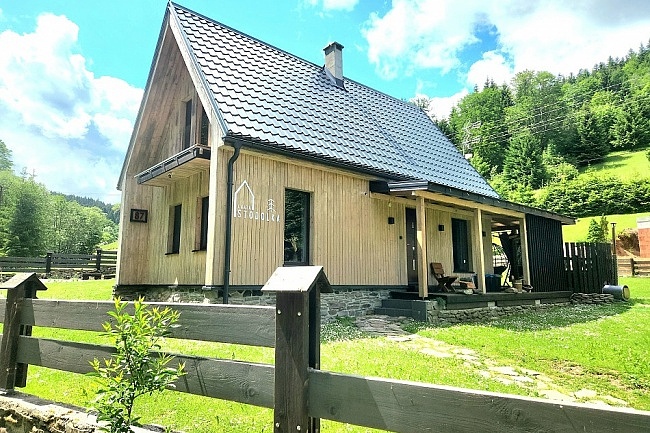 Chata bazén a koupací sud - Čerenka - Beskydy