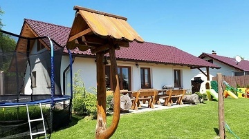 Rodinn� chaty u S�zavy - sauna a koupac� sud