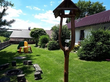 Rodinn� chaty u S�zavy - sauna a koupac� sud