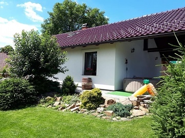 Rodinn� chaty u S�zavy - sauna a koupac� sud