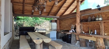 Rodinn� chaty u S�zavy - sauna a koupac� sud