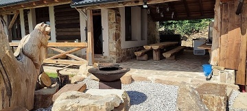 Rodinn� chaty u S�zavy - sauna a koupac� sud