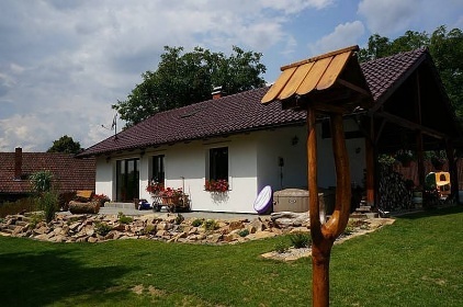 Rodinn� chaty u S�zavy - sauna a koupac� sud