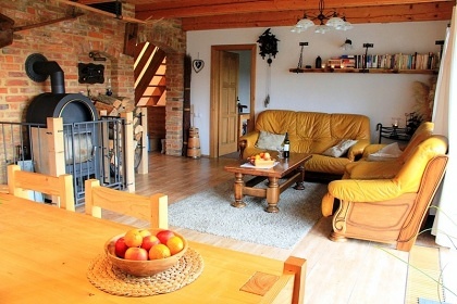 Rodinn� chaty u S�zavy - sauna a koupac� sud