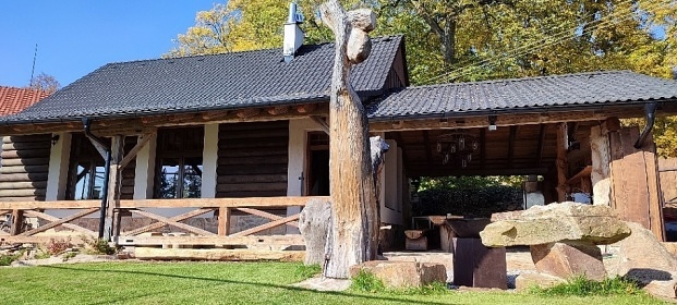 Rodinn� chaty u S�zavy - sauna a koupac� sud