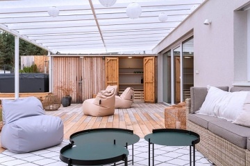 Chata sauna a biotop - Farmapark Sob�hrdy - Bene�ov