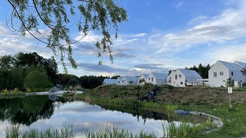 Chata sauna a biotop - Farmapark Sob�hrdy - Bene�ov