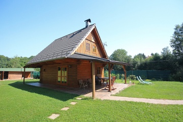 Chata s baz�nem - Geopark �esk� r�j - Novopacko