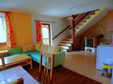 Chalupa s baz�nem u jezera Lipno - Horn� Plan�