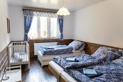 Chalupa u eky Ostravice - pehrada ance