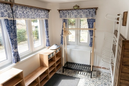 Chalupa u eky Ostravice - pehrada ance