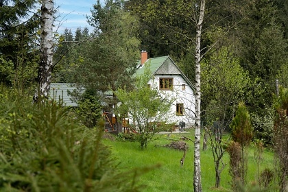 Chalupa u eky Ostravice - pehrada ance