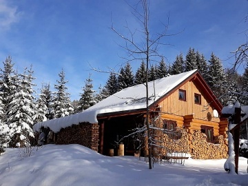 Kanadský srub Komora s wellness - Holčovice