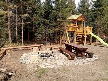 Kanadský srub Komora s wellness - Holčovice