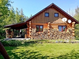Kanadský srub Komora s wellness - Holčovice