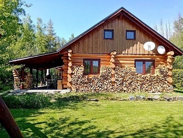 Kanadsk srub Komora s wellness - Holovice