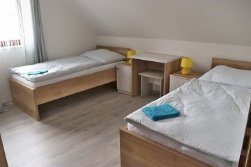 Rodinná chalupa - apartmány - výhled na Lipno