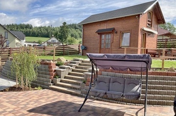 Rodinná chalupa - apartmány - výhled na Lipno