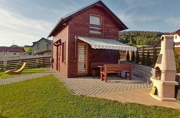 Rodinná chalupa - apartmány - výhled na Lipno