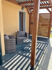 Rodinná chalupa - apartmány - výhled na Lipno