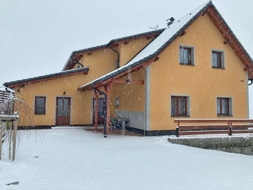 Rodinná chalupa - apartmány - výhled na Lipno
