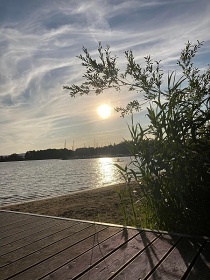 Rodinná chalupa - apartmány - výhled na Lipno