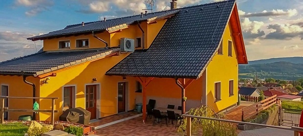 Rodinná chalupa - apartmány - výhled na Lipno