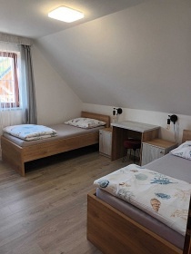 Rodinná chalupa - apartmány - výhled na Lipno