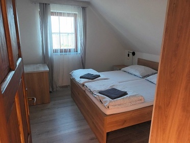 Rodinná chalupa - apartmány - výhled na Lipno