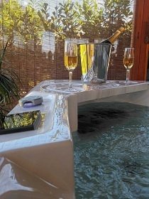Rodinná chalupa - apartmány - výhled na Lipno