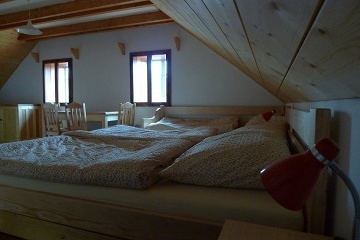 Chalupa s baz�nem - u hradu Kost - �esk� r�j