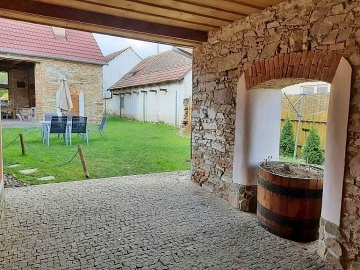 Wellness chalupa s baz�nem - p�ehrada Vranov