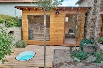 Wellness chalupa s baz�nem - p�ehrada Vranov