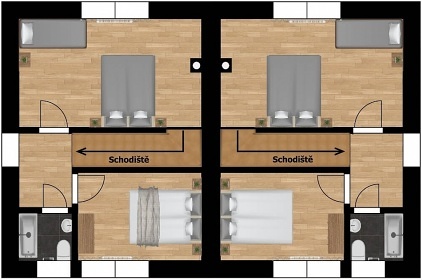 Chalupa 2AP - Residence Lipno - Kobylnice