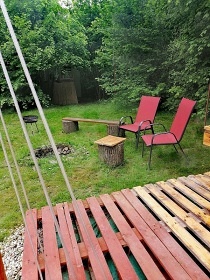 Glamping Medov� Maringotka - CHKO Pood��