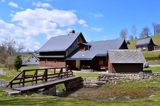 Chalupa u potoka - Jesenick� Roubenka se saunou