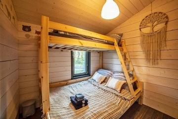 Wellness chata - v�hled do krajiny - Lu�ick� hory