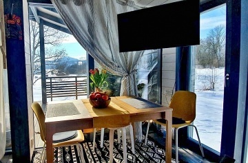 Wellness chata - v�hled do krajiny - Lu�ick� hory