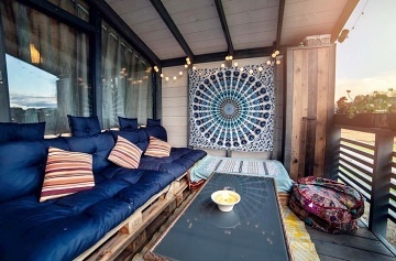 Wellness chata - v�hled do krajiny - Lu�ick� hory