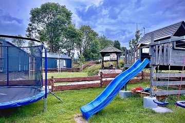 Wellness chata - v�hled do krajiny - Lu�ick� hory